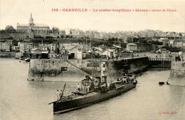 Granville * Le Contre Torpilleur " Siroco " Sortant De L'écluse - Granville