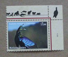 Ge11-01 : Nations-Unies (Genève) / Protection De La Nature - Lophophore Resplendissant (Lophophorus Impejanus) - Neufs