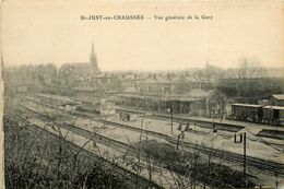 St Just En Chaussée * Vue Générale De La Gare - Saint Just En Chaussee