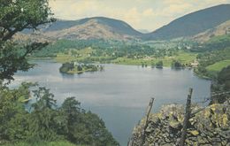 Postcard Grasmere The Lake And Village Lake District  My Ref B14134 - Grasmere