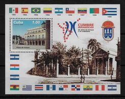 CUBA 1999. HB CUMBRE IBEROAMERICANA. MNH. EDIFIL 4395 - Unused Stamps