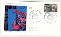 France // FDC // Journée Du Timbre 1969 Nice - Sin Clasificación