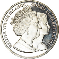 Monnaie, BRITISH VIRGIN ISLANDS, Dollar, 2011, Franklin Mint, Reine Elizabeth à - Islas Vírgenes Británicas