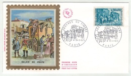 France // FDC // Journée Du Timbre 1973 Paris - Unclassified