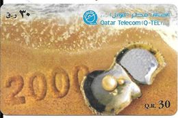 CARTE-MAGNETIQUE-QATAR-QR30-AN 2000/PERLE-TBE-RARE - Qatar