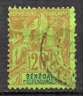 Col17  Colonie Sénégal N° 14 Oblitéré  Cote 8,00€ - Autres & Non Classés