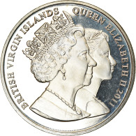 Monnaie, BRITISH VIRGIN ISLANDS, Dollar, 2011, Franklin Mint, Reine Elizabeth à - Jungferninseln, Britische