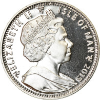 Monnaie, Isle Of Man, Elizabeth II, Crown, 2015, Pobjoy Mint, Bicentenaire De - Eiland Man