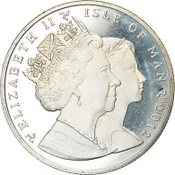 Monnaie, Isle Of Man, Elizabeth II, Crown, 2012, Pobjoy Mint, Couronnement De La - Isla Man