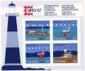 1985  Lighthouses CAPEX 87 Souvenir Sheet  Sc 1066b  MNH ** - Other & Unclassified