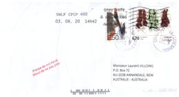 (H 13) France - Posted Letter To Australia (2 Letters / Enveloppes) - Andere & Zonder Classificatie