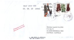 (H 13) France - Posted Letter To Australia (2 Letters / Enveloppes) - Sonstige & Ohne Zuordnung