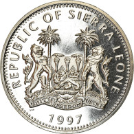 Monnaie, Sierra Leone, Dollar, 1997, British Royal Mint, Lion Couronné, SPL - Sierra Leona