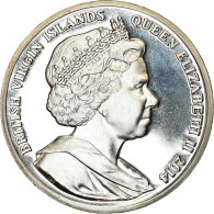 Monnaie, BRITISH VIRGIN ISLANDS, Dollar, 2014, Franklin Mint, Nelson Mandela - Jungferninseln, Britische