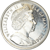 Monnaie, Isle Of Man, Crown, 2014, Pobjoy Mint, Sochi - Luge, SPL, Cupro-nickel - Île De  Man