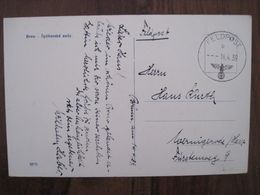 1939 Brno Sady CPA AK Allemagne Reich Feldpost Tcheque Czech Rep Böhmen Und Mähren Brünn - Other & Unclassified