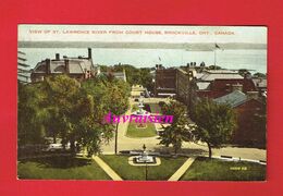 Amérique CANADA ONTARIO  BROCKVILLE  VIEW OF ST LAWRENCE RIVER FROM COURT HOUSE - Brockville