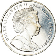 Monnaie, Falkland Islands, Elizabeth II, Crown, 2011, Pobjoy Mint, SAR70, SPL - Falklandeilanden