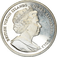 Monnaie, BRITISH VIRGIN ISLANDS, Dollar, 2013, Franklin Mint, John F. Kennedy - Islas Vírgenes Británicas