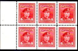 B318-Canada 1943-48 (++/+) Mnh/Hinged - Senza Difetti Occulti - - Pagine Del Libretto