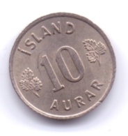 ICELAND 1966: 10 Aurar, KM 10 - Islande