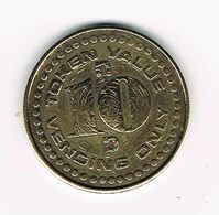 //  TOKEN  VALUE 10 NEW PENCE  VENDING ONLY - Profesionales/De Sociedad