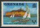 Grenada 1975 Mi 611 A YT 557 Sc 583 ** Yachts, Point Saline / Segeljachten Bei Point Saline / Zeilboten - Inseln