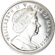 Monnaie, Isle Of Man, Elizabeth II, Crown, 2011, Pobjoy Mint, Mariage Du Prince - Île De  Man