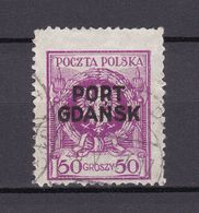 Port Gdansk - 1925 - Michel Nr. 11 - Gestempelt - Dantzig