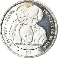 Monnaie, Sierra Leone, Dollar, 2007, British Royal Mint, Diana, William Et - Sierra Leona