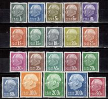 D+ Saarland 1957 Mi 409-28 Mnh Heuss GH - Other & Unclassified