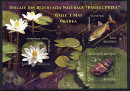 ROMANIA 2008 Petrea Creek Nature Reserve Block MNH / **.  Michel Block 440 - Ungebraucht