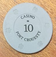 56 PORT CROESTY CASINO JETON DE 50 FRANCS CHIP TOKENS COINS GAMING - Casino