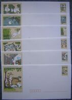 Entier Postal Lot De12 Entiers Postaux France, Types Fables De La Fontaine 6 Cartes Et 6 En, Neufs - PAP - Prêt à Poster - Colecciones & Series: PAP