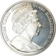 Monnaie, BRITISH VIRGIN ISLANDS, Dollar, 2007, Franklin Mint, Mère Teresa Et - Jungferninseln, Britische