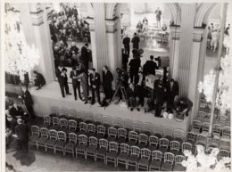 Photo Réception Du Président Eisenhower à L Hotel De Ville De Paris 2 Sept.1959 Format 18/24 - Célébrités