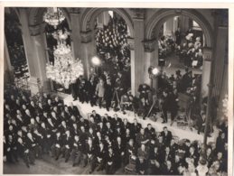 Photo Réception Du Président Coty à L Hotel De Ville Janvier 1954..format 18/24 - Famous People