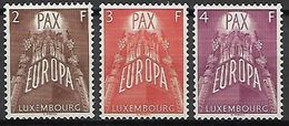 LUXEMBOURG     -    1957  -    EUROPA   .  Y&T N° 531 à 533 **.    Cote 105,00 € - 1957