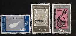 Turquie Chypre Turc RTCN 1980 N° 80 / 2 ** Timbre Chypriote, Timbre Sur Timbre, Ile, Carte, Fauteuil Roulant, Handicap - Autres & Non Classés