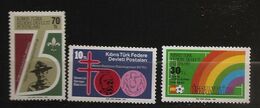 Turquie Chypre Turc RTCN 1982 N° 109 / 11 ** Robert Koch, Tuberculose, Football, Coupe Du Monde, Scoutisme, Arc-en-ciel - Other & Unclassified