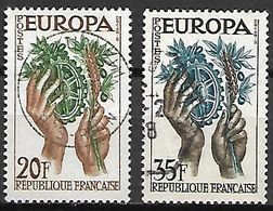 FRANCE    -   1957.    EUROPA   -    Y&T N° 1122 à 1123 Oblitérés. - 1957