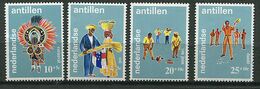 Antilles Néerlandaises * N° 392 à 395 - Au Profit Des Oeuvre Sociales Et Culturelles - Antilles