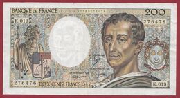 200 Francs "Montesquieu" 1983 ---TTB+----ALPH.K.019 - 200 F 1981-1994 ''Montesquieu''
