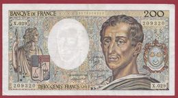 200 Francs "Montesquieu" 1985 ---TTB+----ALPH.X.029 - 200 F 1981-1994 ''Montesquieu''