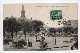- CPA ROANNE (42) - Place De L'Hôtel-de-Ville 1909 - Edition Mme Lafay-Besacier - - Roanne