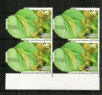 Feuilles De Citron-vert, Bloc De 4 Neufs ** AND.ESP - Neufs