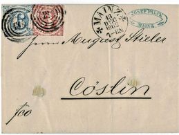 1862, 6 Kr. Allseits Breitrandig Mit 3 Kr.berührt ,schöner  Brief ,  2794 - Storia Postale