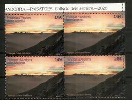 Collada Dels Meners, Paso A 2679 M De Altitud.  Sellos Nuevos. ** Bloque De 4 .  Año 2020 . AND.ESP - Unused Stamps