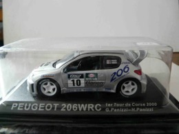 PEUGEOT 206 WRC 1ER TOUR DE CORSE 2000 G. PANIZZI H. PANIZZI ECH 1/43 - Raduno
