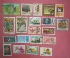 BRASILE LOT OF NEWS MNH** AND USED STAMPS + PERFIN - Collections, Lots & Séries